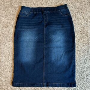 Nuggles Dark Blue Denim Skirt